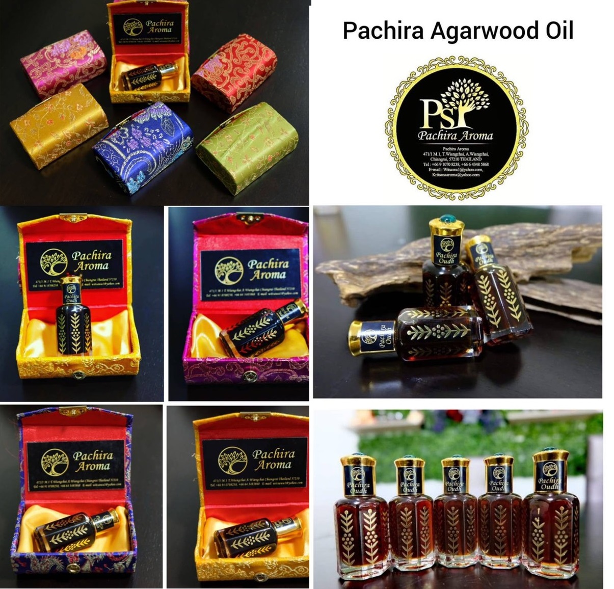 Tinh dầu Trầm Hương Pachira Thái Lan, Pachira Agarwood Oil