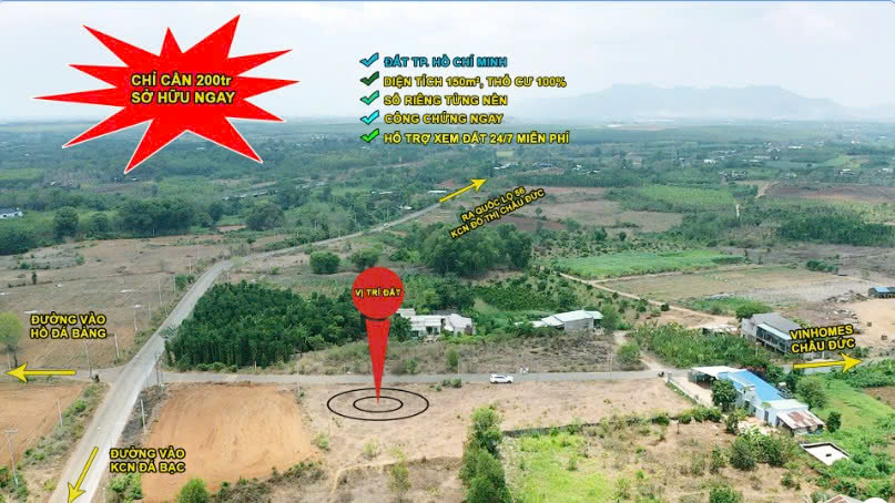 Mua đất TPHCM 200 triệu