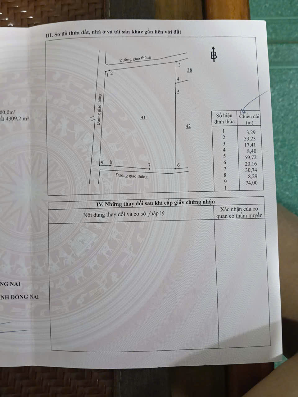 Bán 4600m2 Xuân Bắc Xuân Lộc Đồng Nai